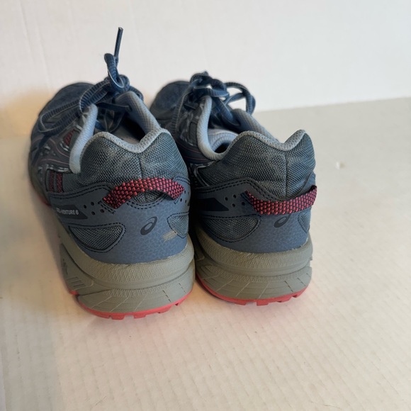 Asics Gel-Venture 6 Steel Blue Pink Camo Lace Up Athletic Sneaker Womens 11 - Picture 6 of 7